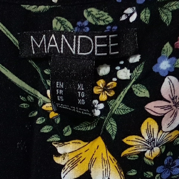 Mandee black floral mini dress with pockets - Picture 5 of 9